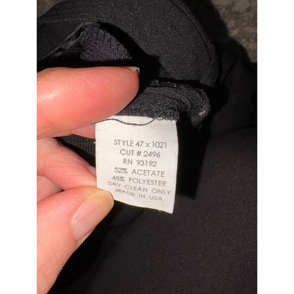 Iris Singer Collection VINTAGE black dress pants women's size 10 - Picture 7 of 7